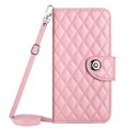 thumbnail image 2 of for Samsung Galaxy S24 Wallet Case, Elegant Card Holder Cash Slot PU Leather Kickstand Shoulder Strap Shockproof Protective Flip Women Girls Case Cover for Samsung Galaxy S24, Pink, 2 of 6