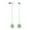 Light-Green, variant on Bling Jewelry Womens Simple Gemstone Dangle Earrings with Black Onyx or Green Jade in Sterling Silver