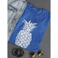 thumbnail image 3 of Pineapple Cool Summer Tropical Fruit Graphic Women T-Shirt, Female Large, 3 of 4
