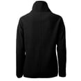 thumbnail image 3 of Women's Cutter & Buck  Black Cleveland Browns Cascade Eco Fleece Half-Zip Jacket, 3 of 3