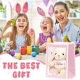 thumbnail image 2 of 12'' Personalized Bunny with Embroidered Name, Easter Basket Stuffers, Custom Bunny Easter Birthday Gifts Brand: Rryoumisun, 2 of 9