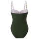 thumbnail image 4 of Trajes de baño tankini para mujer Trajes de baño de dos piezas con tirantes ajustables y hebilla de metal en bloques de color para mujer Trajes de baño para mujer Trajes de baño tankini para mujer, 4 of 5