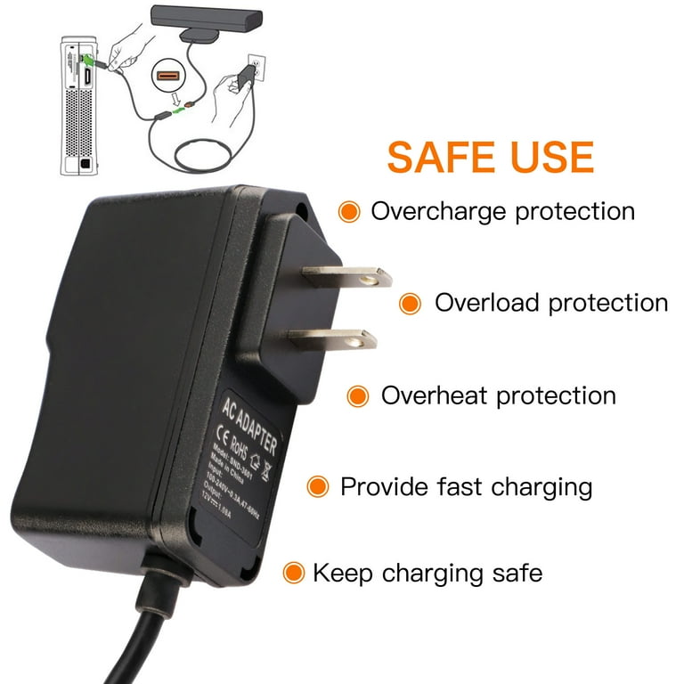 Xahpower Kinect Adapter for Xbox 360,USB to AC Power Supply