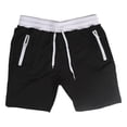 thumbnail image 1 of Pantalones cortos deportivos Nikou para hombre con cordón en la cintura color negro talla L, 1 of 15