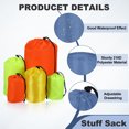 thumbnail image 3 of Bolsa de Cuerda Uxcell con Toggle, Saco de Cierre y Bolsa Ditty Duradera y Portátil para Exterior 8x13pulgadas & 3Pcs & Azul Marino - Ideal para ( Deportes/Excursionismo/Camping/Viajes), 3 of 7