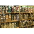 thumbnail image 2 of Kaveney, Wendy 18x13 Black Ornate Wood Framed with Double Matting Museum Art Print Titled - Italy, Venice Store shelves filled with pastas, 2 of 4