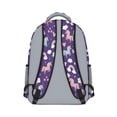 thumbnail image 3 of Unicorn and Heart Purple Pattern Backpack for School, Cute School Bag with Adjustable Shoulder Straps and Padded Back, 15.3"x11"x6.7", 3 of 5