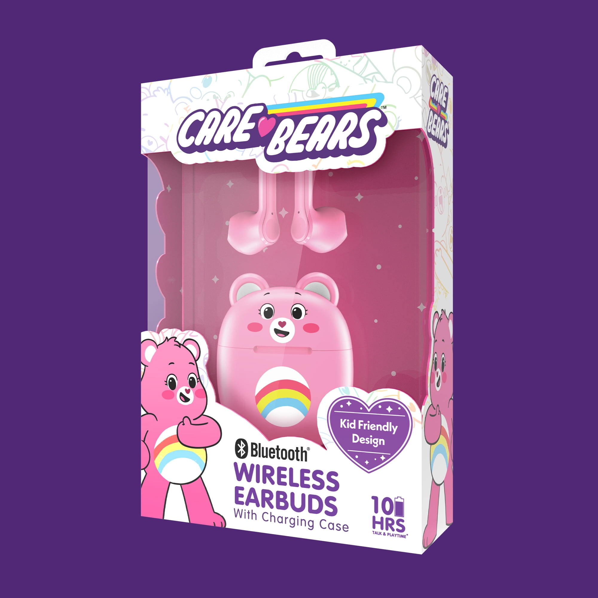 Care Bears Bluetooth Wireless Earbuds with Charging Case