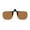 Coffee, variant on LIUZHIPENG Polarized Clip on Sunglasses Rimless Rectangle Flip Up Sunglasses Over Prescription and Reading Glasses for Driving Z0Y0