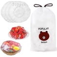 thumbnail image 1 of 200 Piezas Bolsas De Almacenamiento Fresco, Cubiertas De Almacenamiento Elásticas Para Verduras O Frutas, Bolsas De Almacenamiento Reutilizables, Tapas De Tazón Ajustables Expandibles Elásticas, 1 of 5