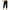 Black, variant on qILAKOG Capri Pants For Women, Fashion Womens Casual Solid Color Elastic Loose Pants Straight Wide Leg Trousers With Pocket Blue M