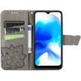 thumbnail image 3 of for Blackview A80S Wallet Case for Women,3D Butterfly PU Leather Shell with Credit Card Slots Case Cover for Blackview A80/A80S Rhinestone Grey, 3 of 12