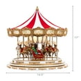 thumbnail image 6 of Mr. Christmas Regal Christmas Carousel, 6 of 6