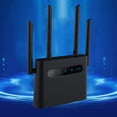 thumbnail image 2 of Módem enrutador Macarena MK1200 300 Mbps 4 antenas con ranura para tarjeta SIM punto de acceso de firewall wifi, 2 of 5