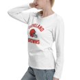 Cle_Browns Long Sleeve Performance Women's Fan TShirt Top Comfortable