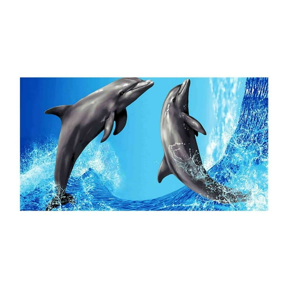 JMKQLZ Oversized Beach Towel, Microfiber Sandproof Quick Dry Sand Towel Absorbent Lightweight Bath Towels for Beach Travel Pool Camping, 60x28in