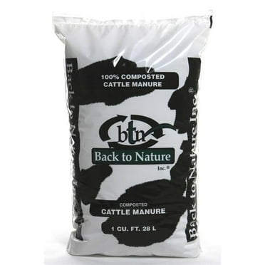 Back to Nature 083411 1 cu ft. Composted Cattle Manure Soil