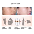 thumbnail image 2 of Mascarilla LED, Mascarilla de rejuvenecimiento de la piel Mascarilla facial para el cuidado de la piel, Tratamiento de luces de 3 colores, Máscara de belleza USB para el hogar y salón de belleza Amonsee No, 2 of 6