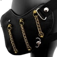 thumbnail image 3 of Máscara de cuero gótica Retro Steampunk para hombres y mujeres, máscara de engranajes para Cosplay de Halloween, máscara de media cara hecha en el interior, 3 of 5