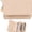 Khaki, variant on ARVOV Women's Elegant Minimalist Short Slim Wallet, Slim Wallet for Women, Tri-Fold Design, Multiple Card Slots, Zipper Coin Pocket, Compact Daily Carry
