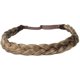 thumbnail image 1 of wonima11 Synthetic Hair Braided Headband Classic Chunky Wide Plaited Braids Elastic Stretch Hairpiece Women Girl Beauty accessory, 55g aHairBeauty (#Caramel Blonde), 1 of 1