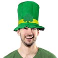 thumbnail image 5 of ZACPNCV St. Patrick's Day Green Leprechaun Hat Accessory Deluxe Green Top Hat Irish Holiday Accessory Green Free Size, 5 of 6