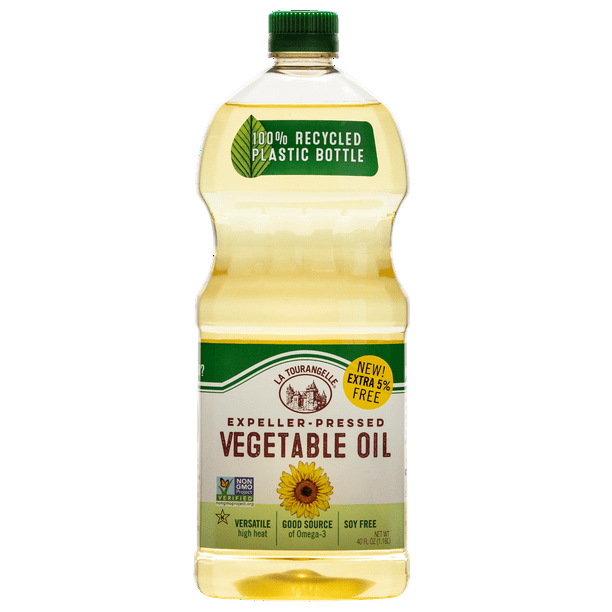 Vegetable Oil, Expeller-Pressed, 40 Ounces - Walmart.com - Walmart.com