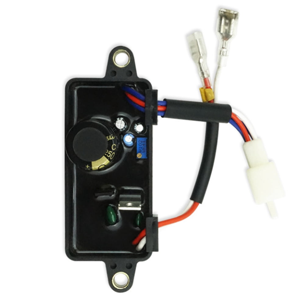2KW AVR Automatic Voltage Regulator Stabilizer 110V-220V Small Gasoline Generator Accessories,1PCS * 2KW AVR Automatic Voltage Regulator,Black