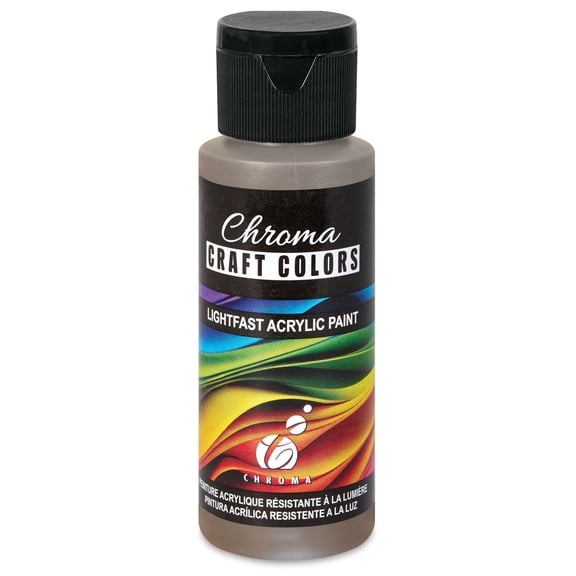 Chroma Craft Colors Acrylic Paint - Mocha, 2 oz