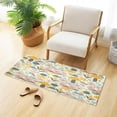 thumbnail image 2 of GZHJMY Mushroom Flowers Kitchen Mat Soft and Absorbent Bath Mats for Bathroom Non Slip Quick Dry Shaggy Bath Carpet Machine Wash for Kitchen Bathroom Shower Home Decor 39x20 in, 2 of 7