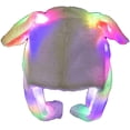thumbnail image 6 of EIMELI Bunny Hat Light Up Bunny Hat Cute Plush Rabbit Hat Hand-Controlled Moving Ears Long Ears Hat With Colorful LED Light Cartoon Animal Ears Plush Toys (White), 6 of 9