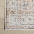 thumbnail image 5 of nuLOOM Kaleen Medallion SplashGuard Machine Washable Area Rug, 8' x 10', Kaleen Beige, 5 of 11