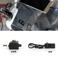 thumbnail image 4 of Kiplyki Waterproof Dual USB 12V Motorcycle Handlebar Charger Socket w/ Switch & Mounts, 4 of 6