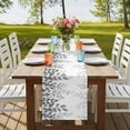 thumbnail image 4 of Table Runners 72 Inches Long Dress Scarves, Spring Gray Eucalyptus Farmhouse Kitchen Table Runner, Coffee Tablerunners, Summer Botanical Leaf Country 14x72 Inch, 4 of 9