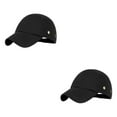 thumbnail image 1 of Thinsony Wide Application Baseball Hat Fashionable Adjustable Fit Multi-colors Baseball Bump Caps Gifts black 2Set, 1 of 6