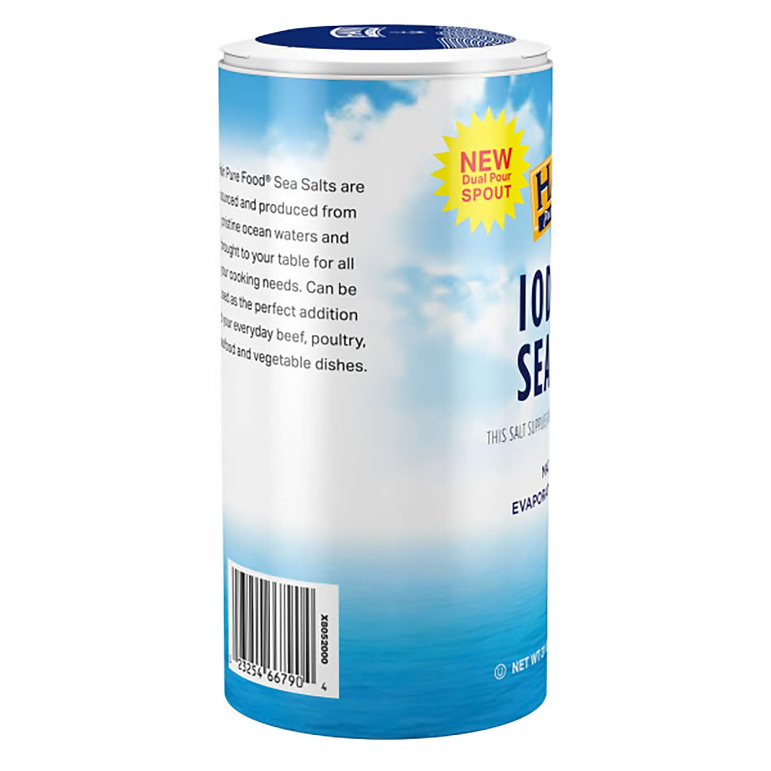Hain Pure Foods Iodized Sea Salt, 21 oz