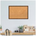 thumbnail image 5 of Amanti Art Natural Cork Board Wood Framed Carlisle Brown Narrow Bulletin Board 25 in. x 17 in., 5 of 7
