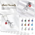 thumbnail image 3 of Birthstone Personalized Pearl Cremation Jewelry for Ashes, Urn Necklace Urn Jewelry Ashes Holder for Women Ashes Keepsake (1PC July Stone), 3 of 7