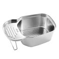 thumbnail image 1 of Cesta de drenaje de acero inoxidable para el filtro de residuos de cocina fácil de desmontar, plata Feliz Sencillez, 1 of 5