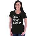 thumbnail image 4 of Best Mom Ever Mothers Day Present Womens Fitted Plus Size Graphic Tee Brisco Brands 2X, 4 of 5
