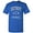 Detroit Royal, variant on Detroit Classic Football Arch Basic Cotton T-Shirt - Large - Royal