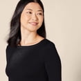 thumbnail image 4 of walmart Essentials Womens 3/4 Sleeve Boatneck T-Shirt, 4 of 8