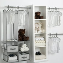 Delta Children 24-Piece Nursery Storage Set - Gray