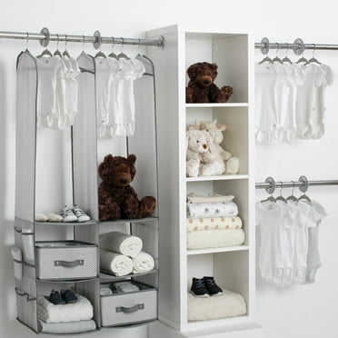 Delta Children 24-Piece Nursery Storage Set - Gray