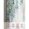 thumbnail image 5 of Sage Green Wisteria Sheer Curtains 63 Inch Length 2 Panels Set, Sprinng Summer Pastoral Botanical Voile Window Treatment Rod Pocket Curtains Sheers Drapes for Bedroom/Living Room/Kitchen 52x"63"x2, 5 of 7