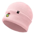 thumbnail image 5 of Dalix Mushroom Frog Embroidered Beanie Hat Cotton Cute Winter Fall Cap Womens in Pink, 5 of 5