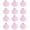 Pink, variant on Hvmvliv Christmas Tree Ornaments (12pcs-8cm) Velvet Christmas Ball Ornament Flocked Christmas Tree Ball Decorations Shatterproof Xmas Decorative Hanging Ornaments Christmas Decoration Brown