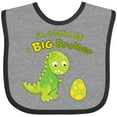 thumbnail image 3 of Inktastic I'm Gonna Be a Big Brother-dino Boys Baby Bib, 3 of 4
