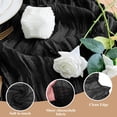 thumbnail image 3 of Table Runner Wokceer - Mantel navideño (12 unidades, 3 m), color negro, 3 of 8