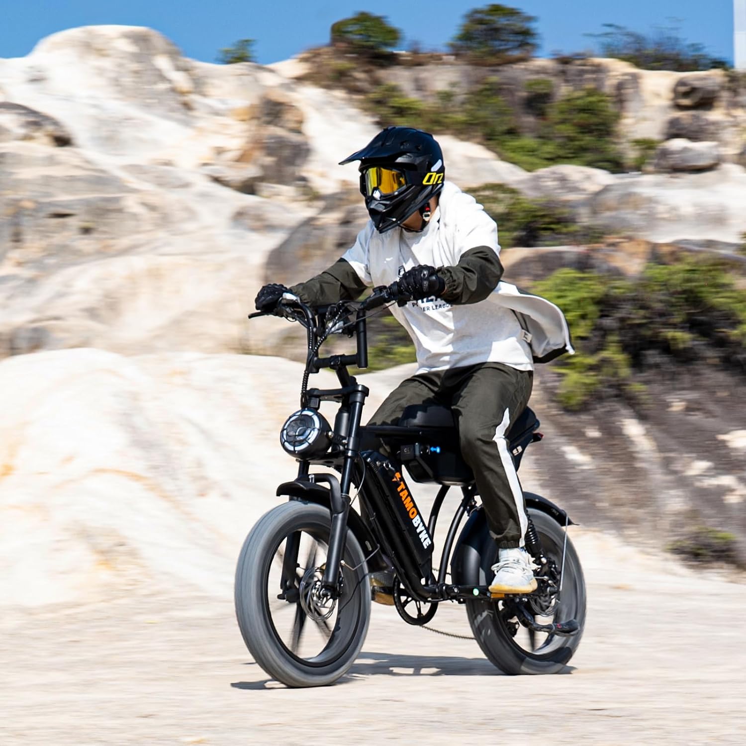 Tamobyke V29Pro Peak 2000W Electric Bike,20" Fat Tire E-Mountain Bikes, 48V 31.2Ah 32mph Ebike for Adults Full Suspension UL2849